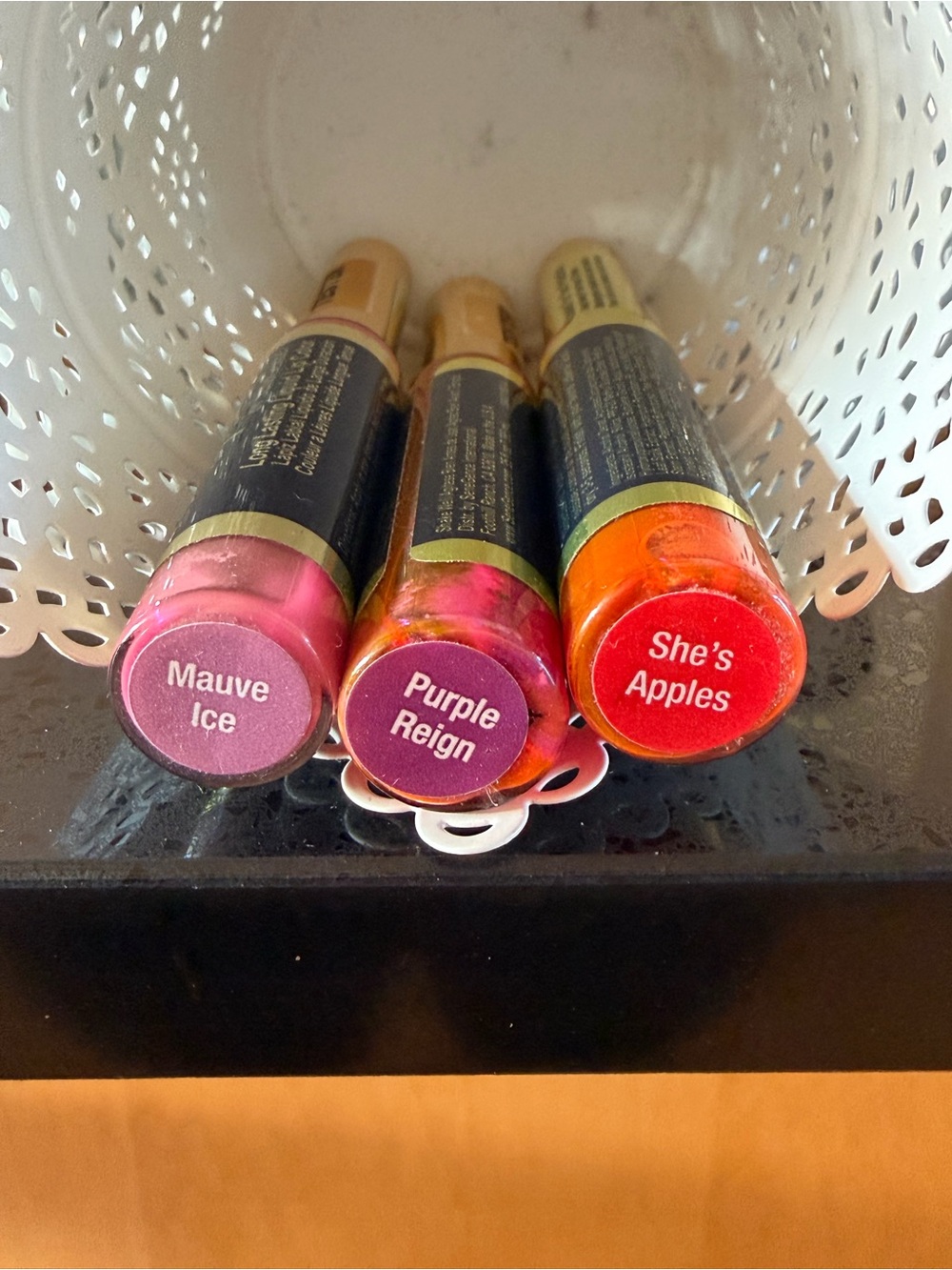 LipSense Lip Tint Trio — Mauve Ice, Purple Reign & She's Apples